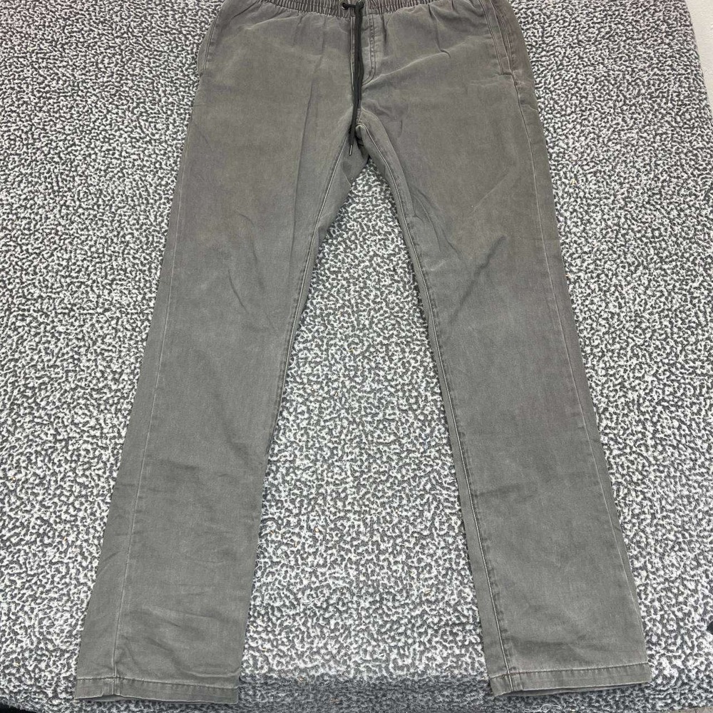 Kr3w K Slim Jeans Men XL 36x35 Gray Slim Fit Denim Pants‎ Drawstring Outdoor